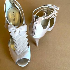 Kate Preston champagne heels